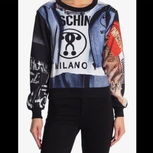 MOSCHINO COUTURE GRAPHIC PULLOVER